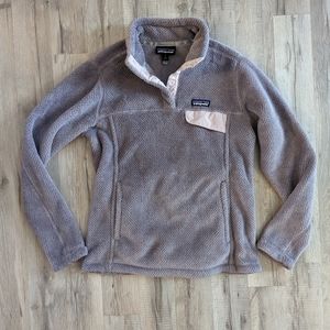 Patagonia Light Purple Re-Tool Snap-T Pullover, Size Small